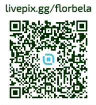 QR Code para doação via Live Pix